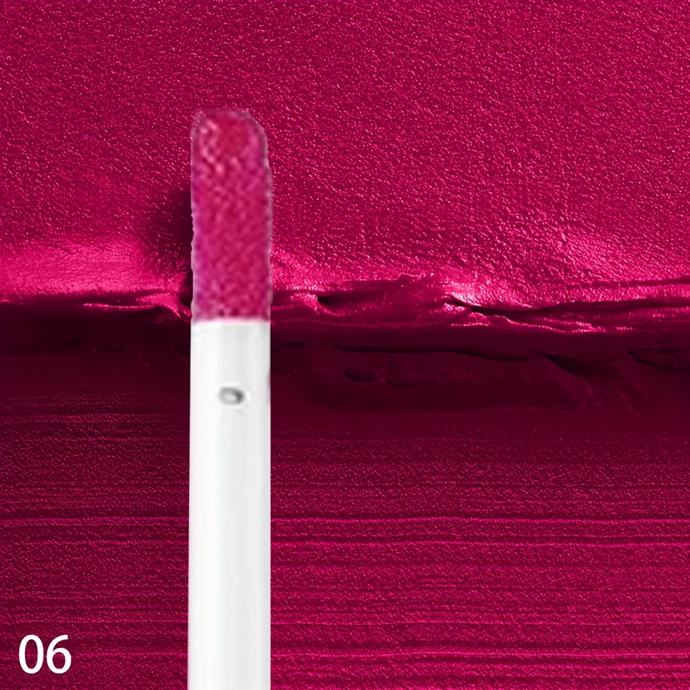 Velvet Lip Tint Matte, Waterproof Long Wear, Non-Stick Cup, Smudge-Proof, Highly Pigmented, Smooth Finish