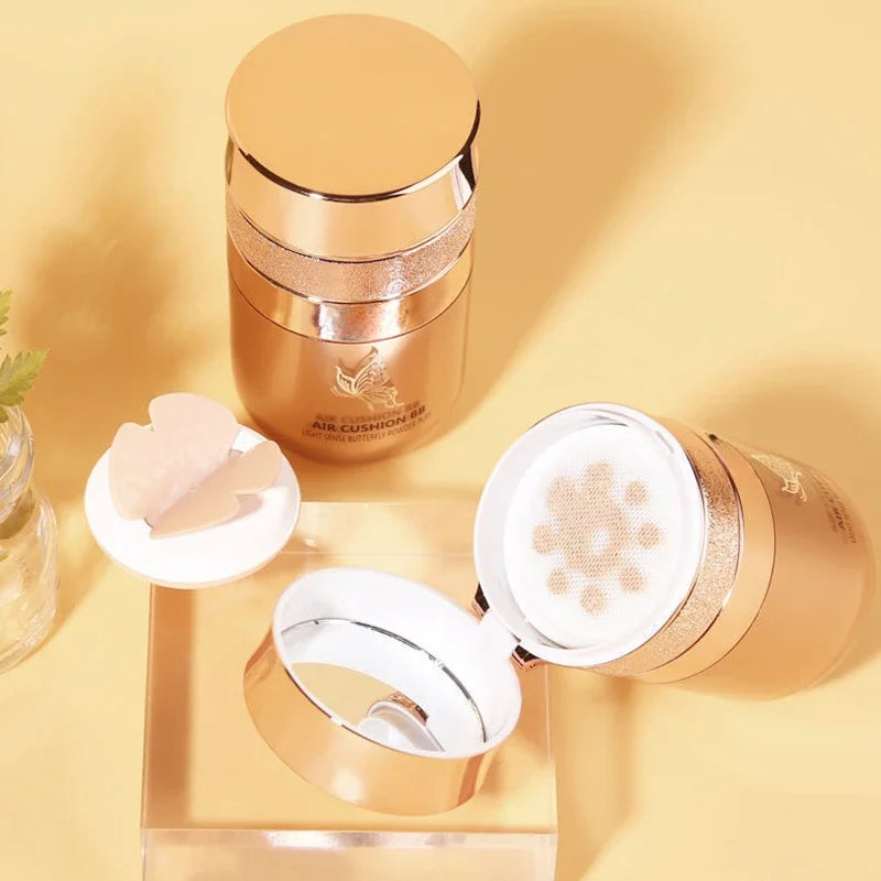 Air Cushion Butterfly Cream Moisturizing Foundation Whitening Oil-control Waterproof Makeup Cosmetics