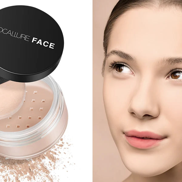 Focallure Face Loose Powder 3 Colors Ultra-Light Perfect Finishing Makeup Powder Waterproof Translucent Setting Powder Cosmetic