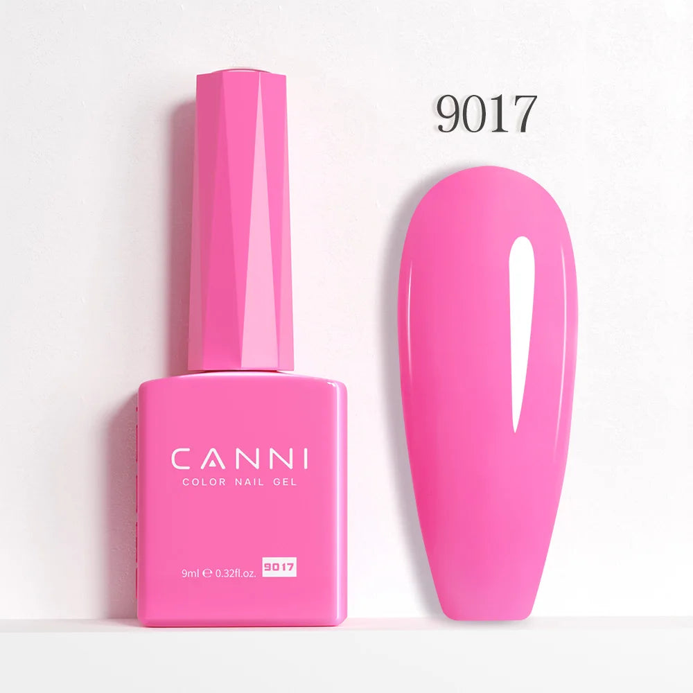 9ml CANNI HEMA/TPO FREE Nude Pink Color Nail Gel Polish Full Coverage Semi Permanent Long Wear Top Coat Venalisa Gel Varnish