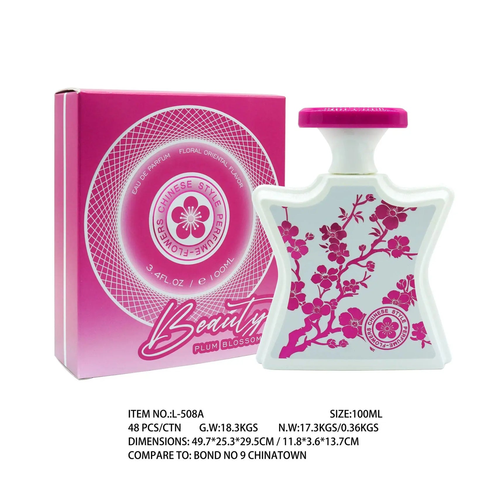 Neutral perfume at No. 9 Chinatown, elegant fragrance of male and female flowers, neutral eau de toilette, lasting fragrance