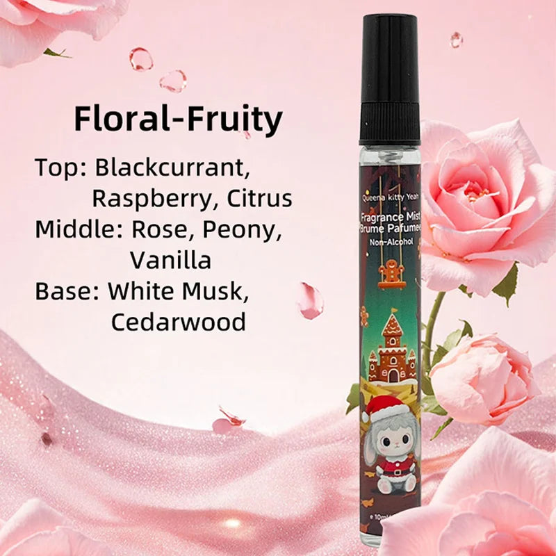Alcohol-free Christmas Perfume Gift Box Vanilla Floral Fruity Lasting Fragrance Fresh New Type Send Friends Gift Perfume Spray