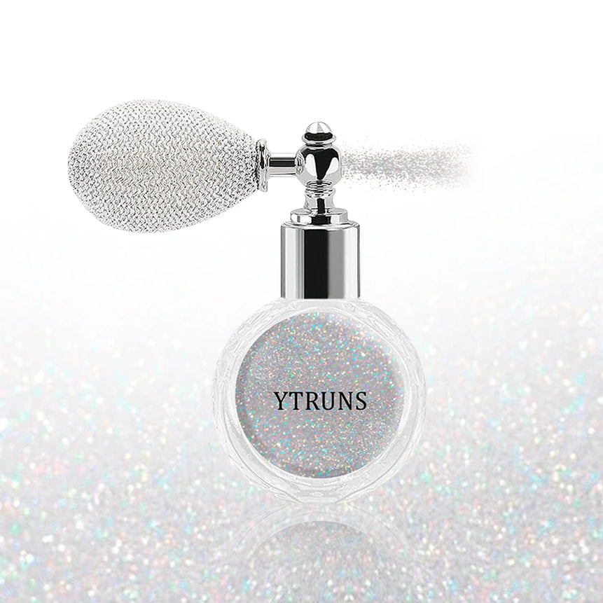 Star glitter spray, mixing color system, body makeup highlighter, 3D glitter fine powder, suitable for performances and banquets
