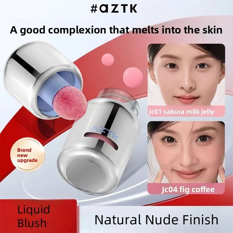 AZTK Liquid Blush Highlighter Contour Stick - Creamy Matte Natural Flu ...