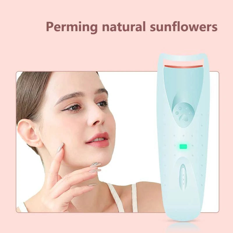 Electric Eyelash Curler Portable 5D Heating Curling Electric Eyelash Curler Safe & Waterproof Long-lasting Styling Makeup Tool