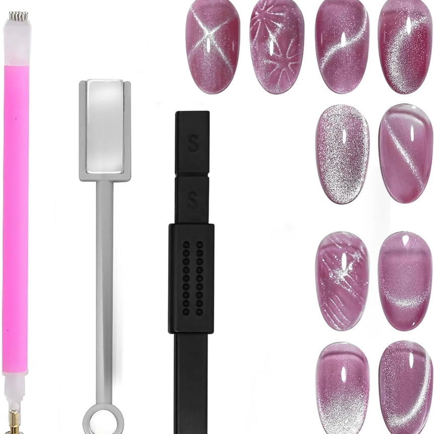 MAYCHAO 10ml Cat Magnetic Gel Nail Polish Cat Eye Glitter Effect Semi Permanent Soak Off UV Gel Varnish Manicure For Nail Art