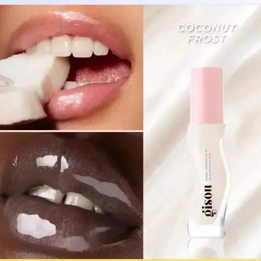 Gisou New Autumn Winter Limited Edition Long-lasting Moisturizing Lip Oil Gloss Care Lips Plumping Exfoliating Milky Mocha Gloss