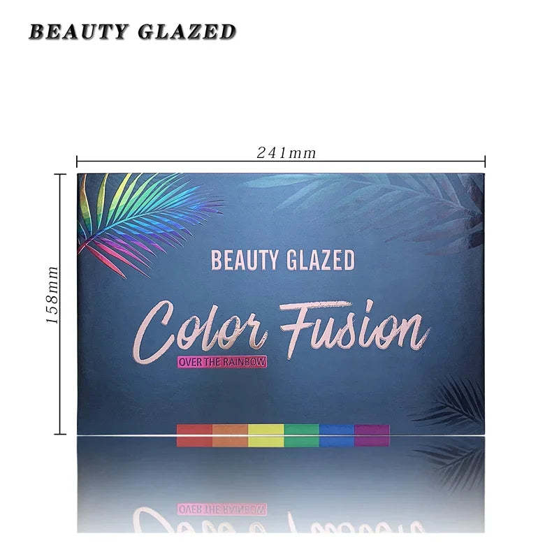 BEAUTY GLAZED 39 Color Rainbow Eyeshadow Palette Long lasting Neon Glitter Eye Shadow Pallete Eye Makeup Cosmetics
