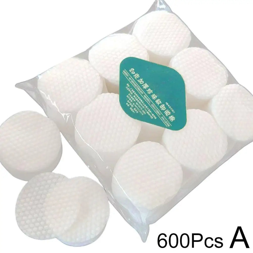 450/500/600 Disposable Makeup Cotton Wipes Soft Remover Pads Facial Cleansing Paper Wipe Cosmetic Pads