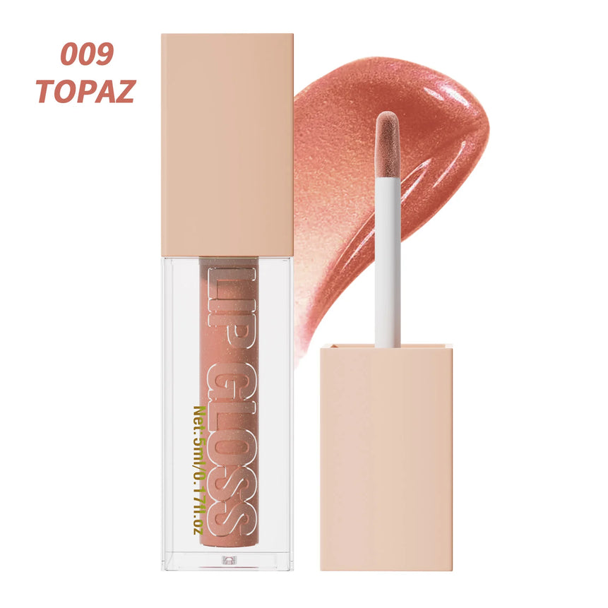Lip Gloss Long-lasting Moisturizing Easy Halo-dyeing Waterproof Mirror Water Glass Lip Gloss Transparent Color Cosmetics