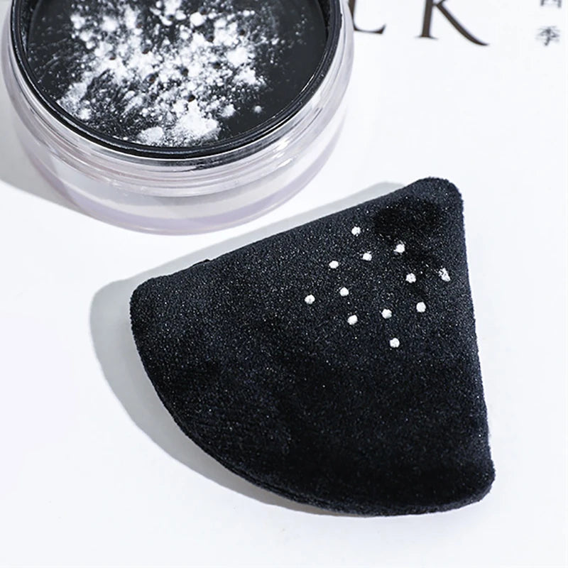 1/8Pcs Triangle Velvet Cosmetic Puff Make Up Loose Powder Application Sponges Face Contour Shadow Foundation Setting Makeup Puff