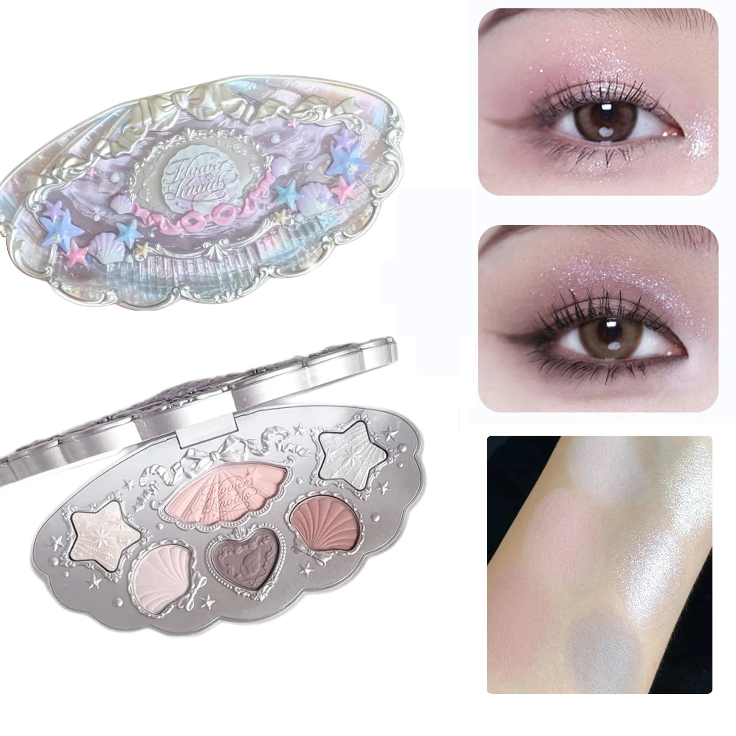 Flower Knows 2026 Bunny Garden Makeup Palette Cute Rabbit Themed Eyeshadow Blush Highlight All In One Cosmetic Collection