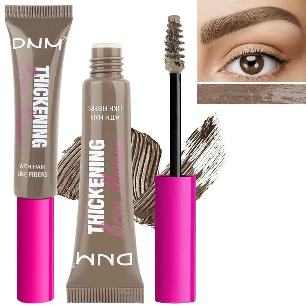 1pcs Eyebrow Gel Cream Waterproof Styling Cream Long Lasting Fixing Brow Make Up Natural Wild Brow Pomade Setting Gel with Brush