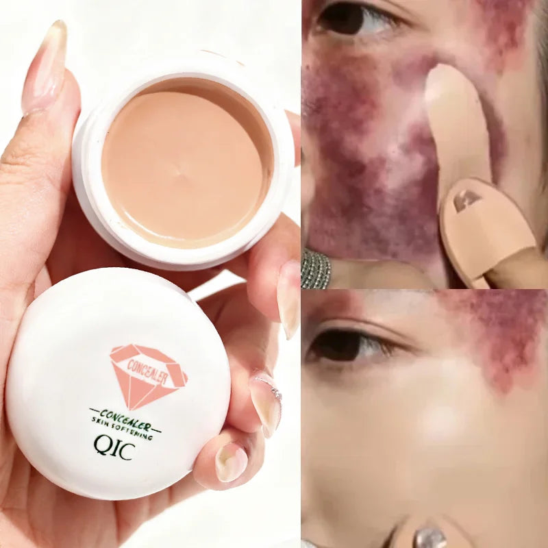 Full Coverage Concealer-waterproof,for Covers Skin Blemishes and Wrinkles and Tattoos,Regulates Skin Tone,Face Concealer Makeup