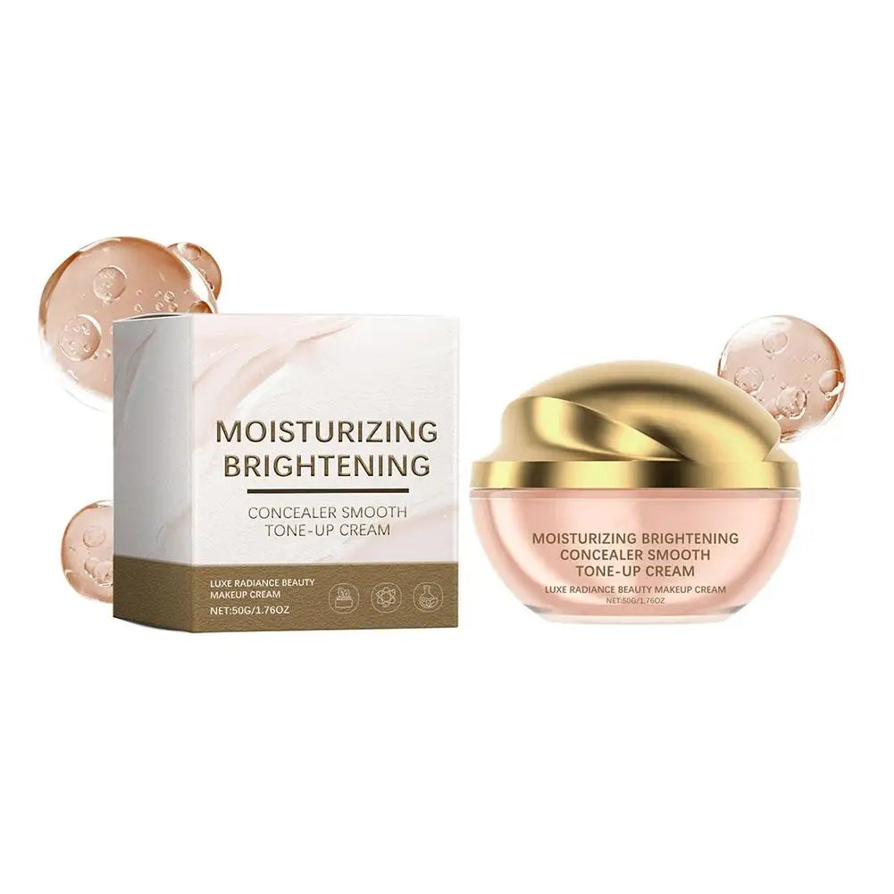 Moisturizing Concealer Smooth Tone-Up Cream Skin Shrink Pores Concealer and Isolation Cream Cosmetics Makeup 30g/50g