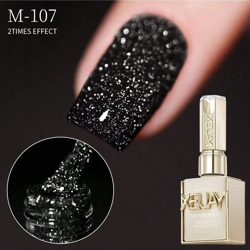15ml Broken Diamond Halloween Christmas Nails Gel Nail Polish Adhesive Burst Flash Maillard Broken Diamond Adhesive