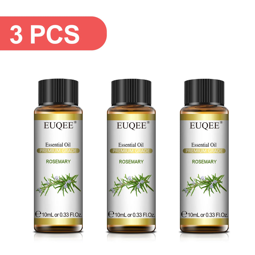 EUQEE 3PCS 10ml Pure Plant Essential Aromatherapy Oils Sandalwood Cedarwood Citronella Cinnamon Aroma for Humidifiers Diffusers