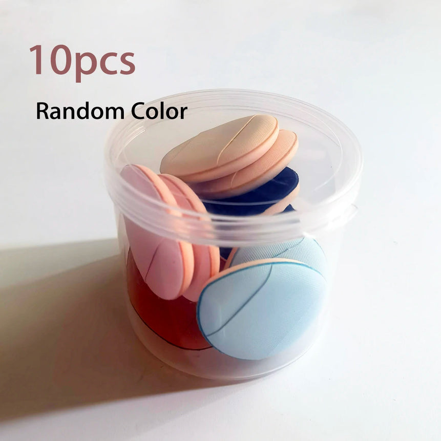 Mini Finger Puff Small Air Cushion Powder Sponge For Face Concealer Bb Cream Sponge Puff Makeup Tool Wet And Dry Use Powder Puff