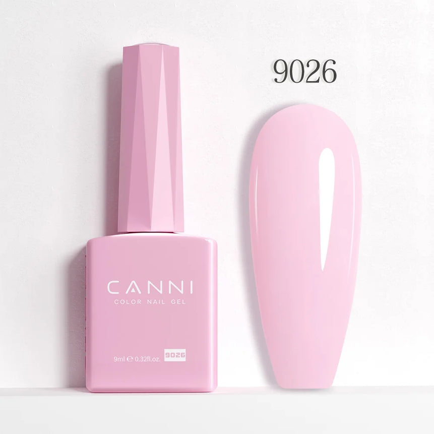 9ml CANNI HEMA/TPO FREE Nude Pink Color Nail Gel Polish Full Coverage Semi Permanent Long Wear Top Coat Venalisa Gel Varnish