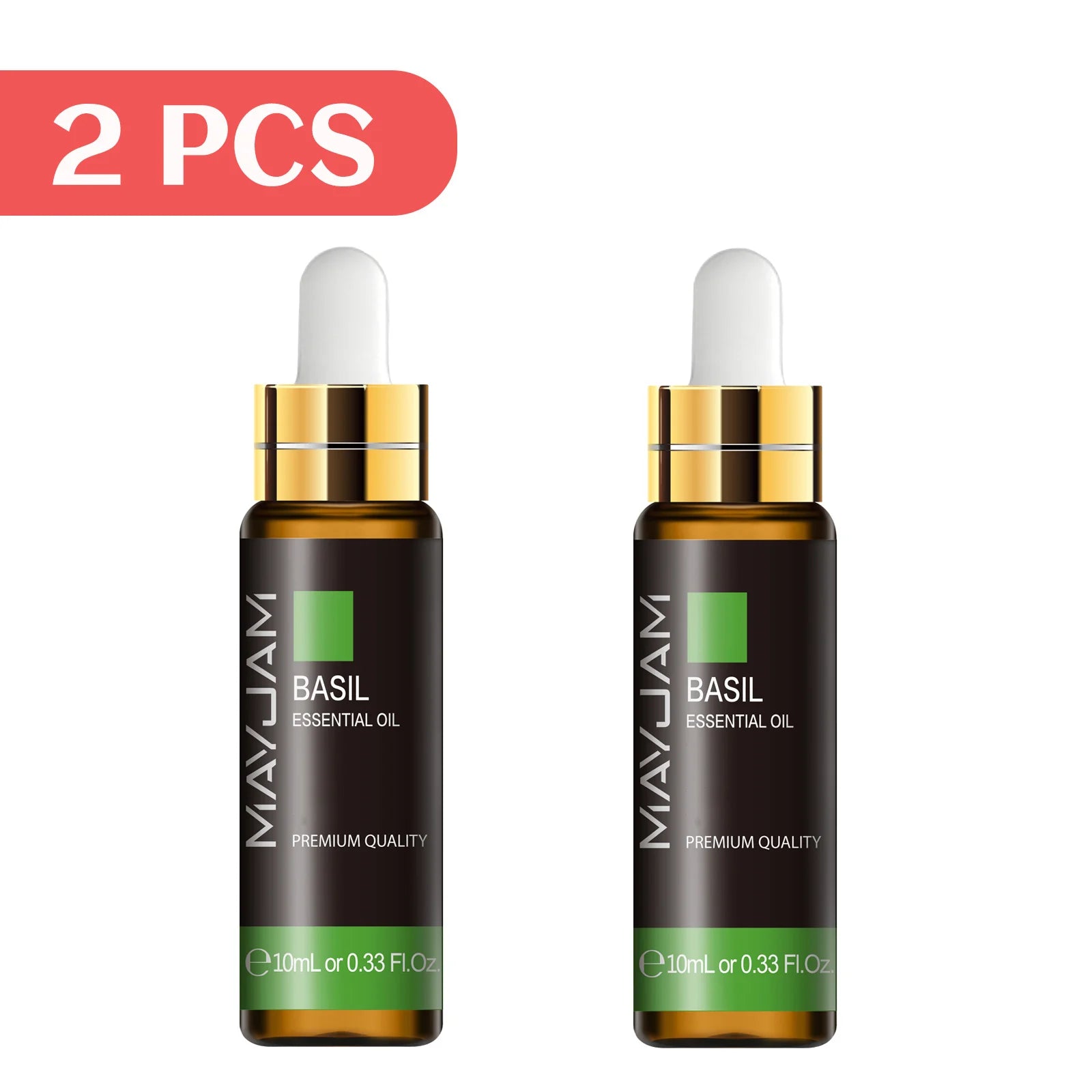 MAYJAM 2pcs Pure Essential Oils with Dropper Sweet Orange Lavender Jasmine Eucalyptus Vanilla Sandalwood Cajeput Vetiver Sage