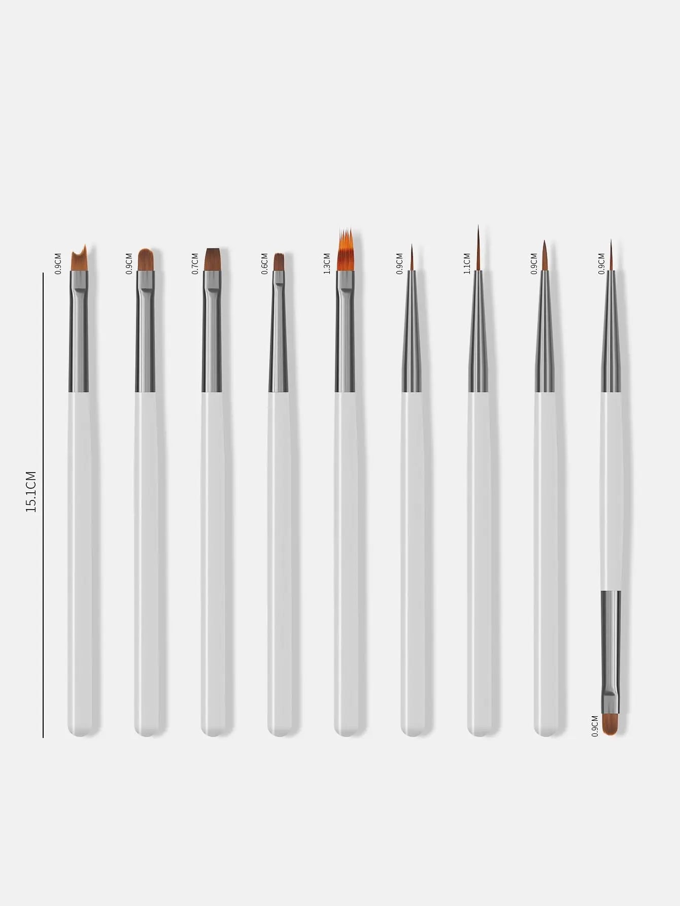 Nail Art Brushes Set, 14pcs Nail Design Painting Brushes, Professional Nail Art Design Brushes, Nail Fine Liner Brushes