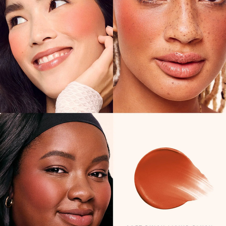 Rare Beauty Melting Cream Blush Makeup Matte Pearlescent Texture Glitter Blush Highlighter Bright nourish moisturize Lip Gloss