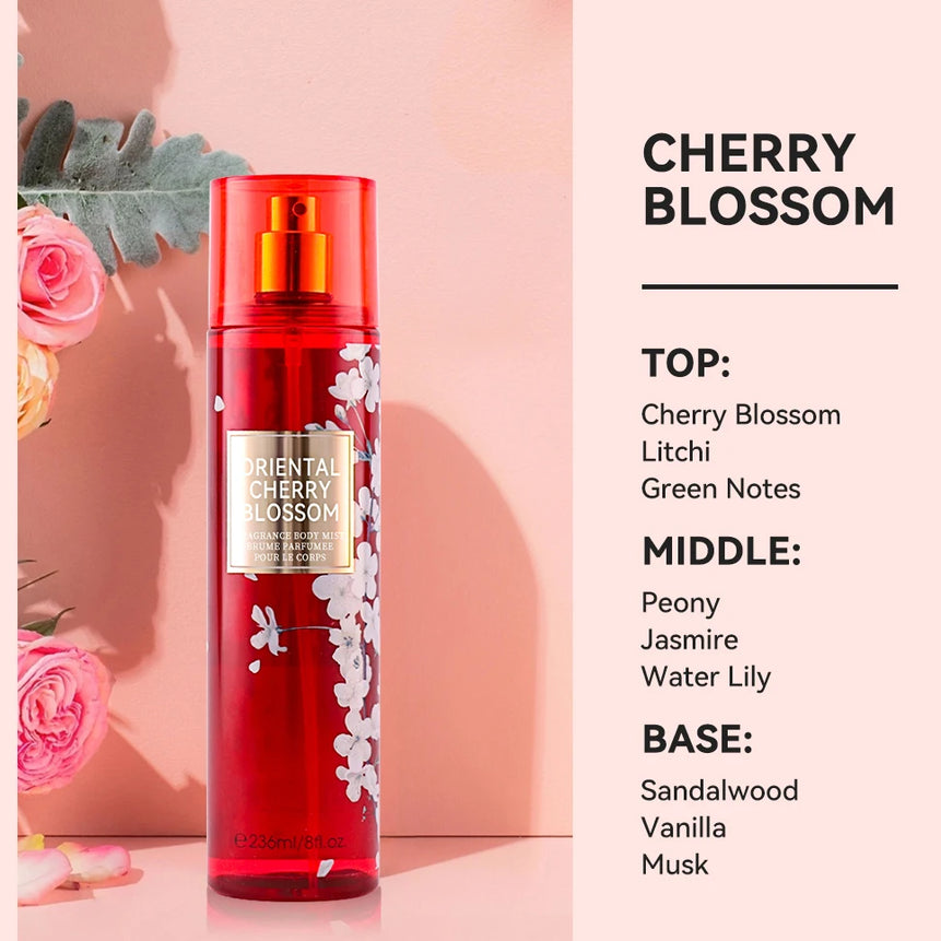 8 Fl.oz/236ml Hair & Body Mist for Women, Floral Fragrance Mist, Fresh Body Spray, Long-Lasting Perfume, Perfect for Daily Use