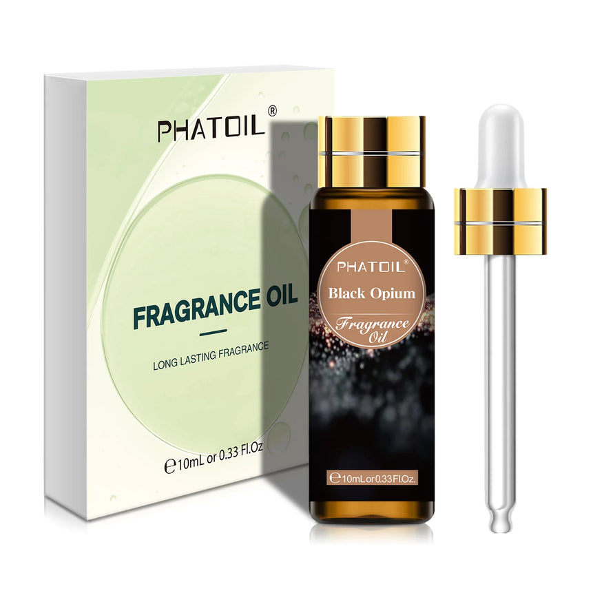 PHATOIL 10ml Coconut & Vanilla Fragrance Oil For Diffuser Aromatherapy White Musk Bubble Gum Baby Powder Fragrance Aroma Oils
