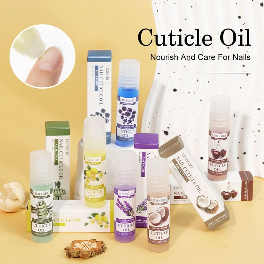 Cuticle Nutrient Oil Nourishes and Repairs Damaged Nails Nail Treatment Oil cares for, moisturizes and strengthens bright nails.