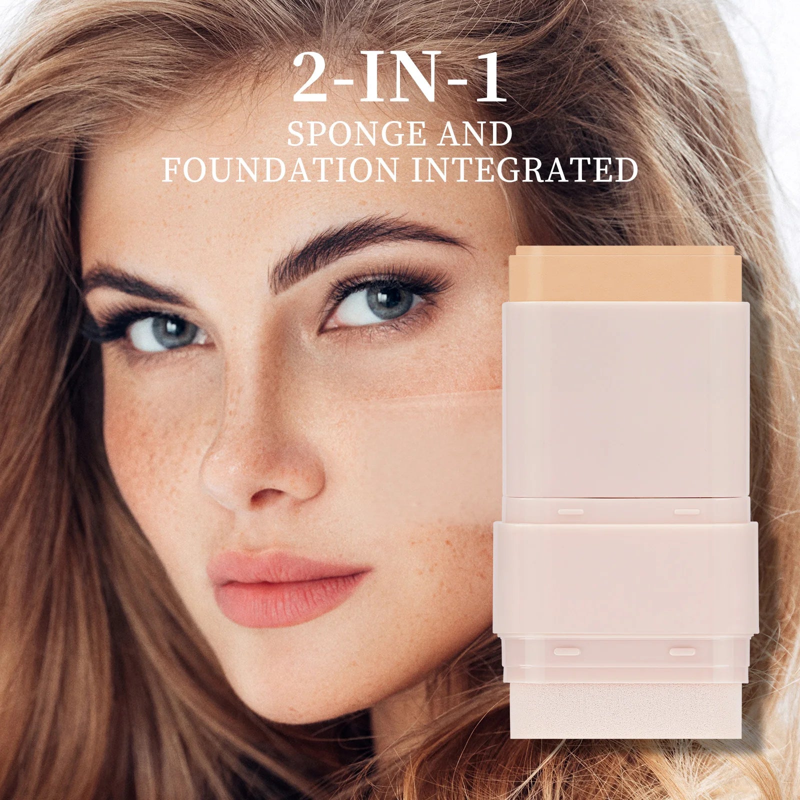 O'cheal Two In One Concealer Foundation Stick Facial Matte Waterproof Bronzer Contouring Face Coverage Moisturizing Makeup Cream