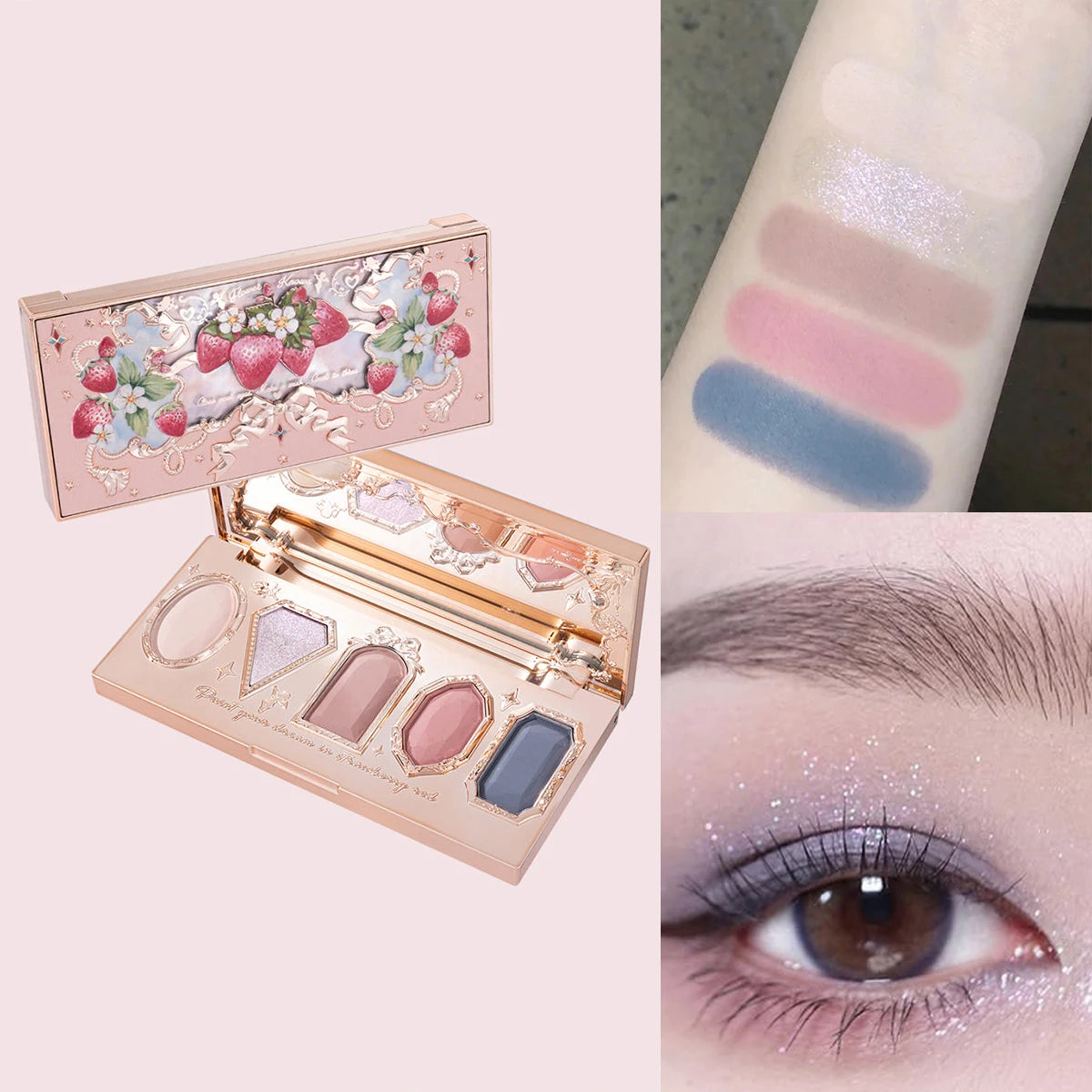 Flower Knows 2026 Bunny Garden Makeup Palette Cute Rabbit Themed Eyeshadow Blush Highlight All In One Cosmetic Collection
