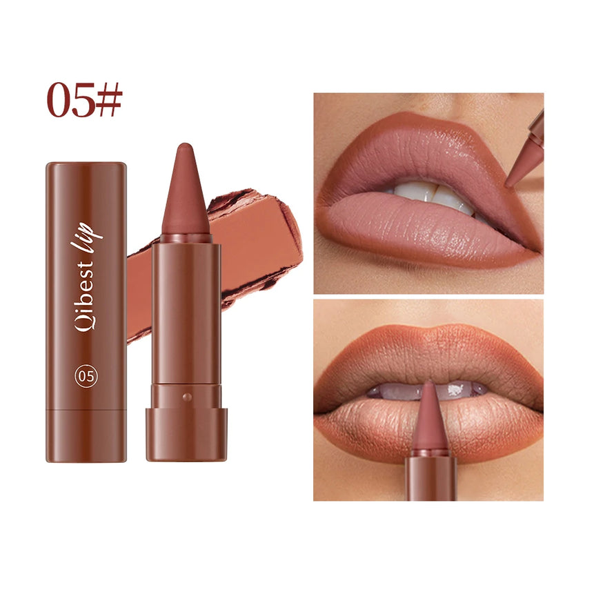 Tapered Gradient Lip Liner Matte Nude Brown Velvet Lipstick Waterproof Non Sticky Contouring Tint Lipliner Crayon Lip Makeup