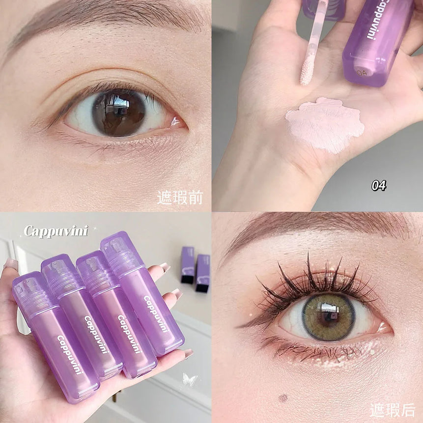 Face Concealer Waterproof Covers Acne Marks Dark Circles Long-lasting Liquid Foundation BB Cream Brighten Face Cosmetics Makeup
