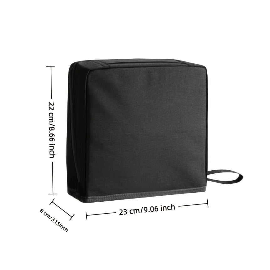 1pc Standing Makeup Bag, Multifunctional Large Capacity in Black and White with Purple Accents, High-Quality Compartment Storage