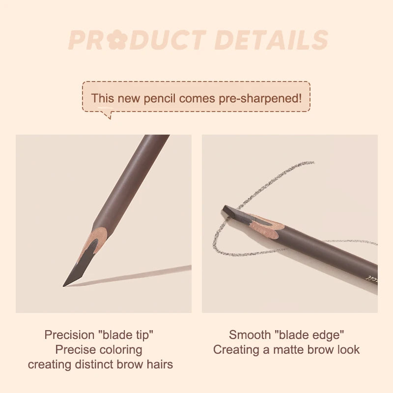 Judydoll Flat-Edge Brow Pencil – Soft Focus Finish & Sculpting Precision