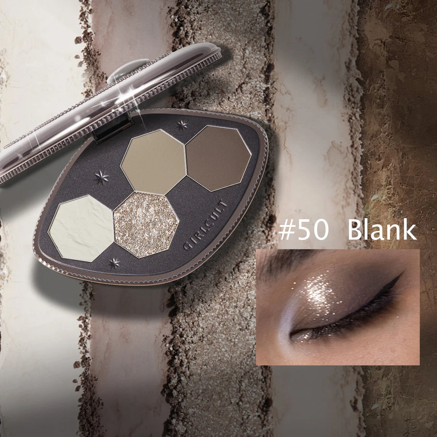 Girlcult Hallucination Eyeshadow Palette,Fine Milled Non-Fallout,Dimensional Blending,Soft-Focus Matte,Glamour,Luxury,Seasonal