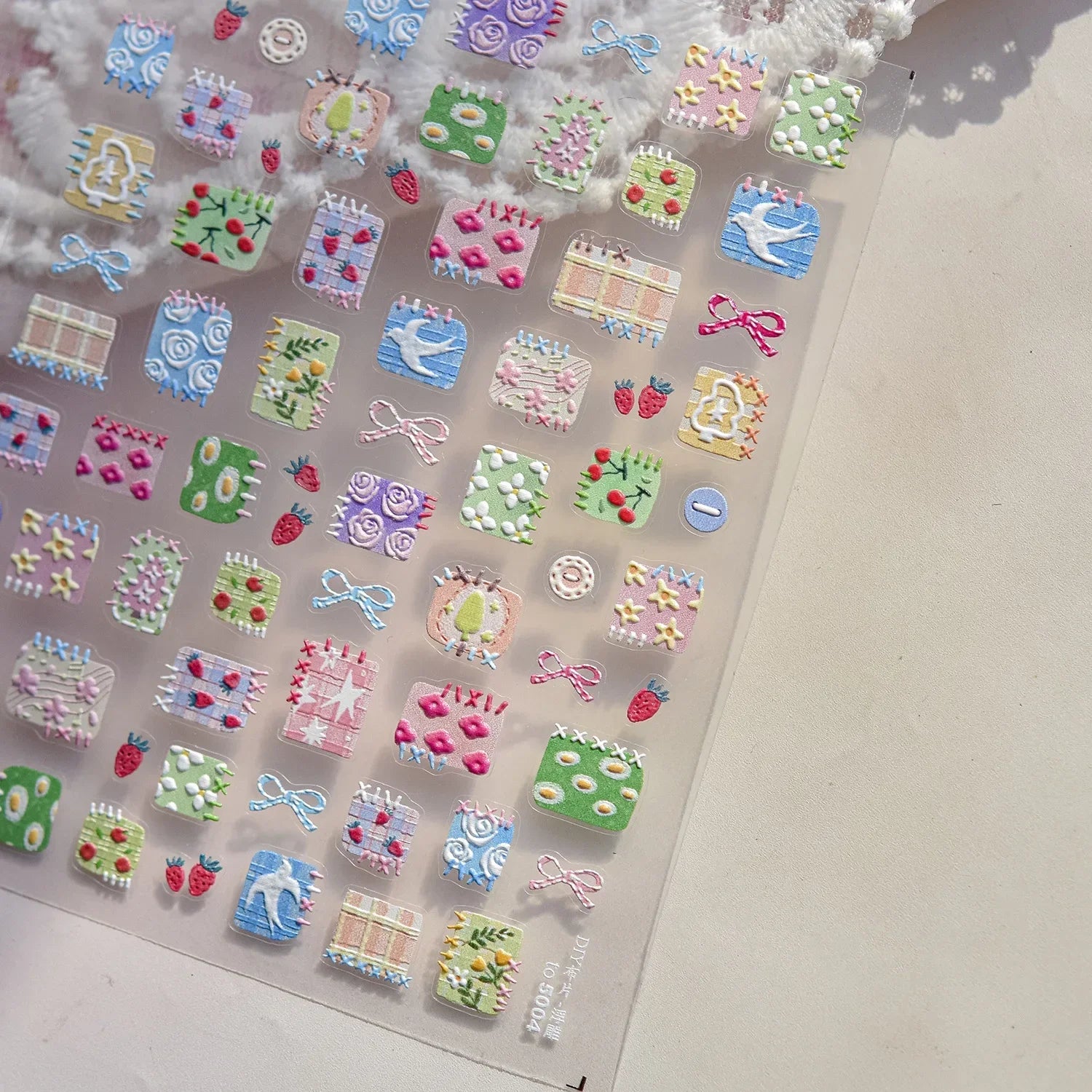 Ocean Shell Starfish Shell Conch Whale Dolphin Seahorse Coconut Tree Water Bubbles Self Adhesive Nail Art Sticker Manicure Decal