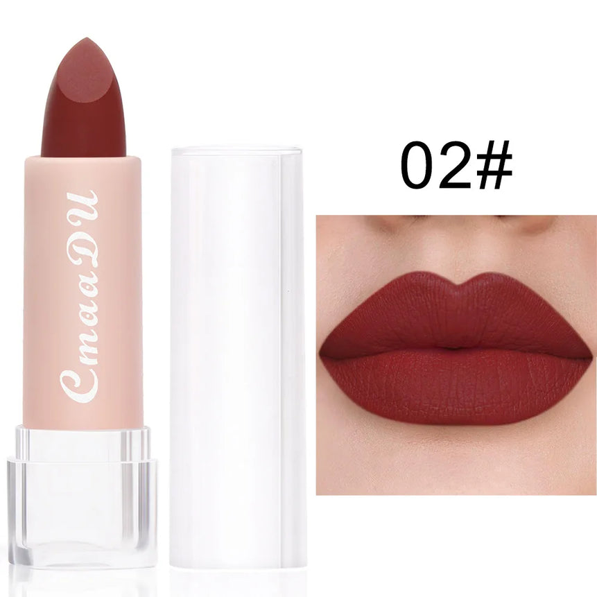 15 Colors Matte Lipstick 24 Hours Water Resistant Lipsticks Lip tint korean Makeup For Women Beauty Lip Stain Cheap Small Makeup