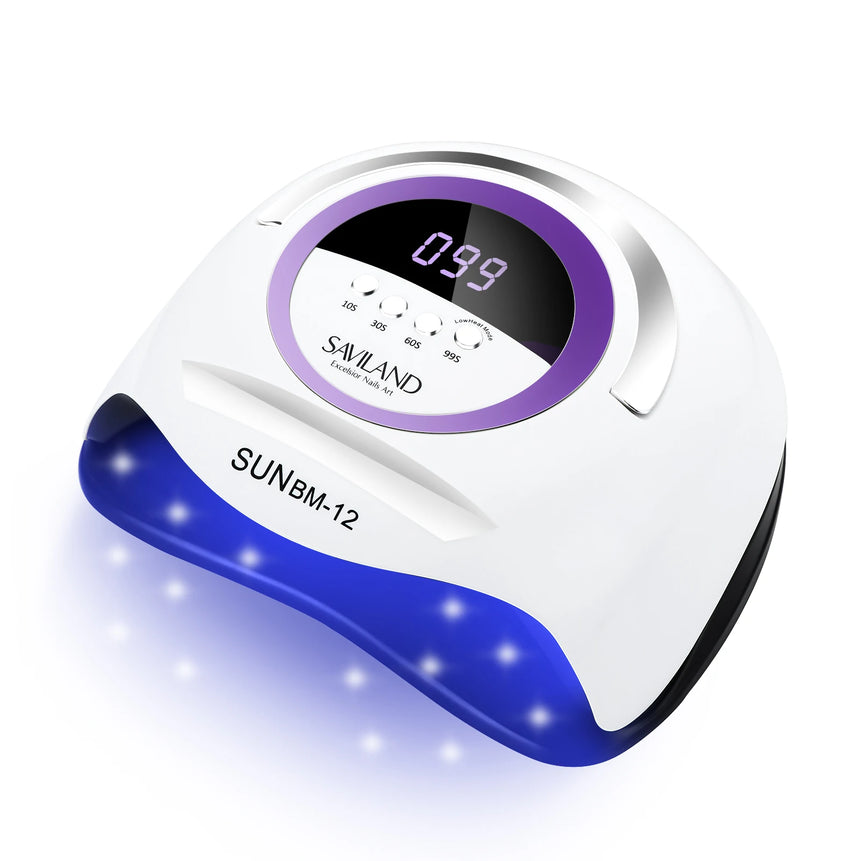 SAVILAND UV LED Nail Lamp 300W Nail Curing Lamps For Home Salon Powerful LED Drying Lamps For All Gel Polish Nail Equipment