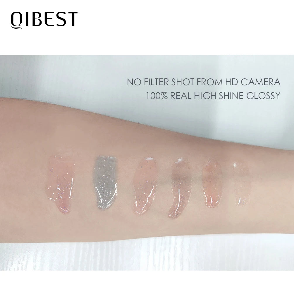 QIBEST Moisturizer Plumper Lip Gloss Lip Tint Natural Nutritious Long-lasting Plumping Lips Balm Cream Care Cosmetics Makeup