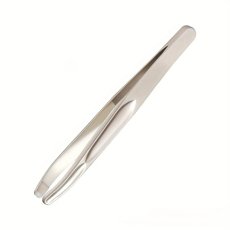 1pc Premium Round Head Tweezers for Eyebrow & Facial Hair Removal Seamless Clips, Short Hair Precision Easy Combing for Eyebrows