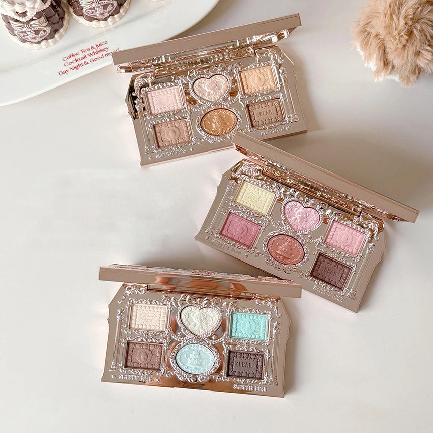 Flower Knows 2026 Bunny Garden Makeup Palette Cute Rabbit Themed Eyeshadow Blush Highlight All In One Cosmetic Collection
