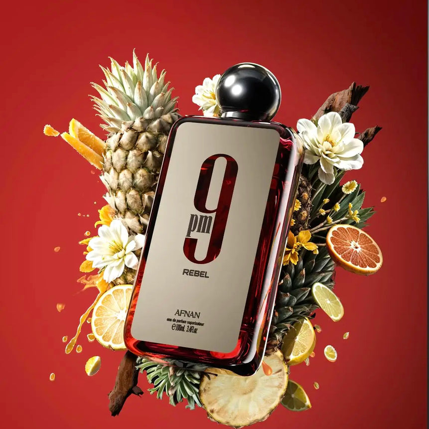 Afnan 9 PM Rebel Unisex Eau De Parfum 3.4 Fl. Oz. - Fragrance for Men And Women
