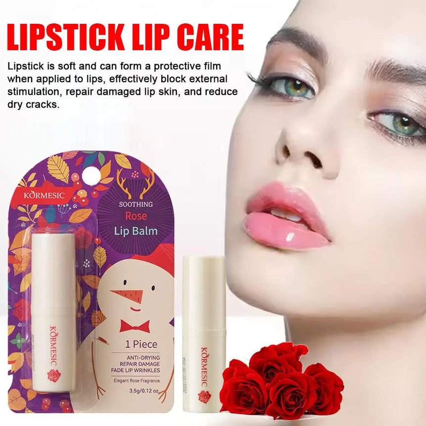 Holiday Moisturizing Lip Balm Fruit Flavors Lip Balms Gift Smooth Hydrating Tinted Lip Balm Care Christmas Lip Balm Party Favors