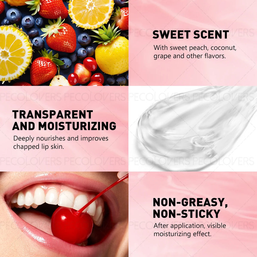 1PC Long-lasting Ball Lip Oil - High-gloss, Moisturizing, Plumps Lips, Various Options, For Charming Makeup