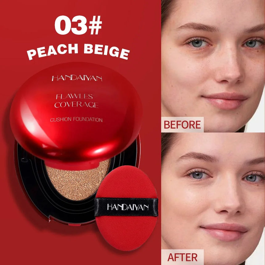 Air Cushion Foundation Light Cream Natural Moisturizing Whitening Oil-control Women Base Long-lasting Makeup Korean Cosmetic