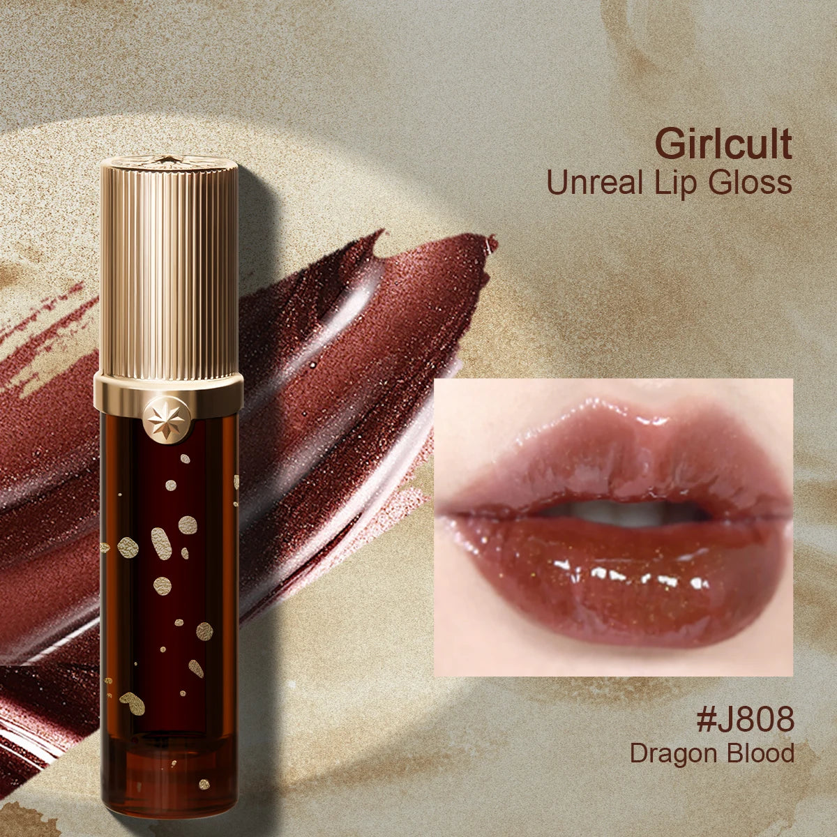 Girlcult Unreal Lip Gloss,Ethereal Water Gloss,Plumping Effect,Illusion Plumping,Non-Sticky,High Shine,Water Gloss,Holiday Gift