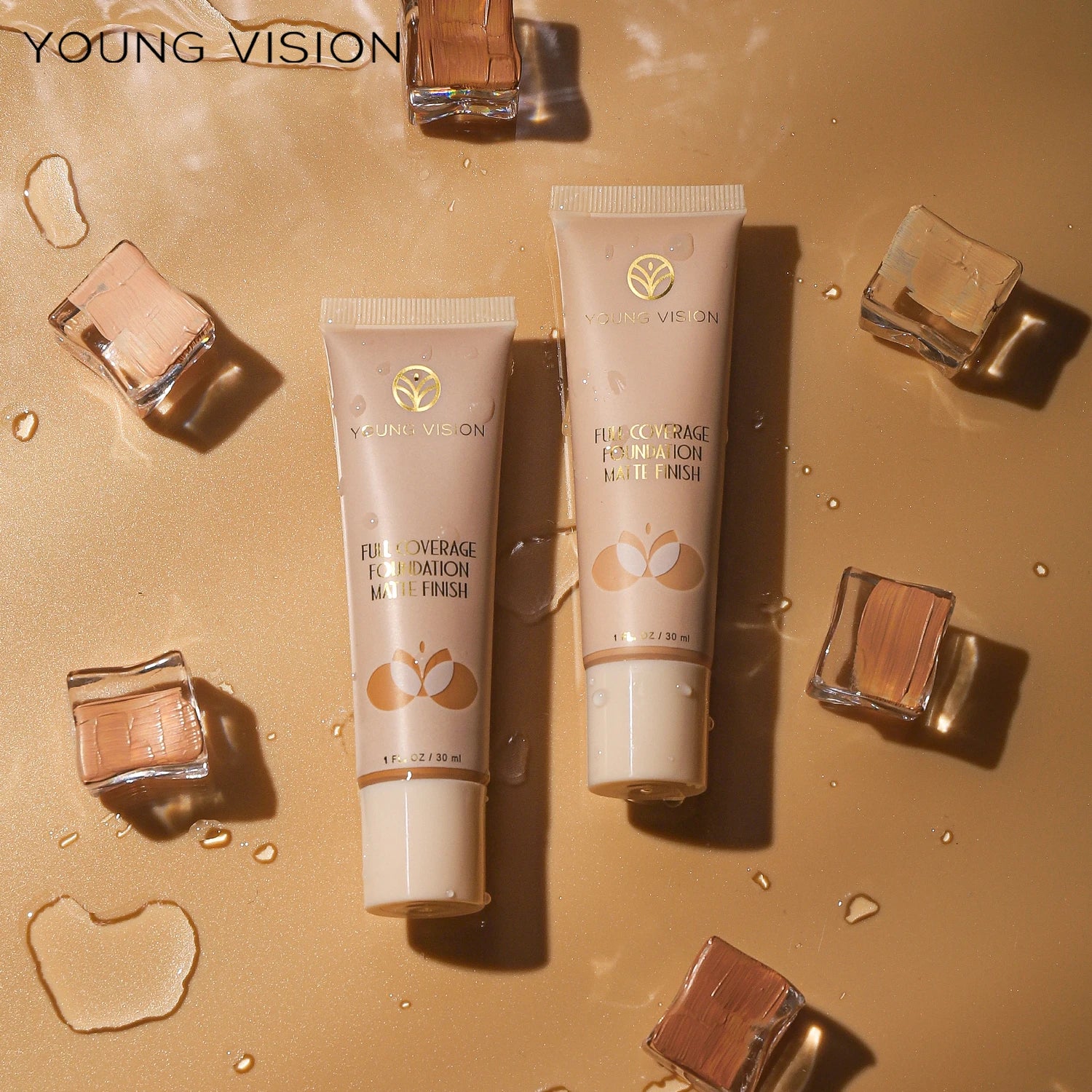 YOUNG VISION matte face concealer acne wheat face foundation cream 6 colors optional