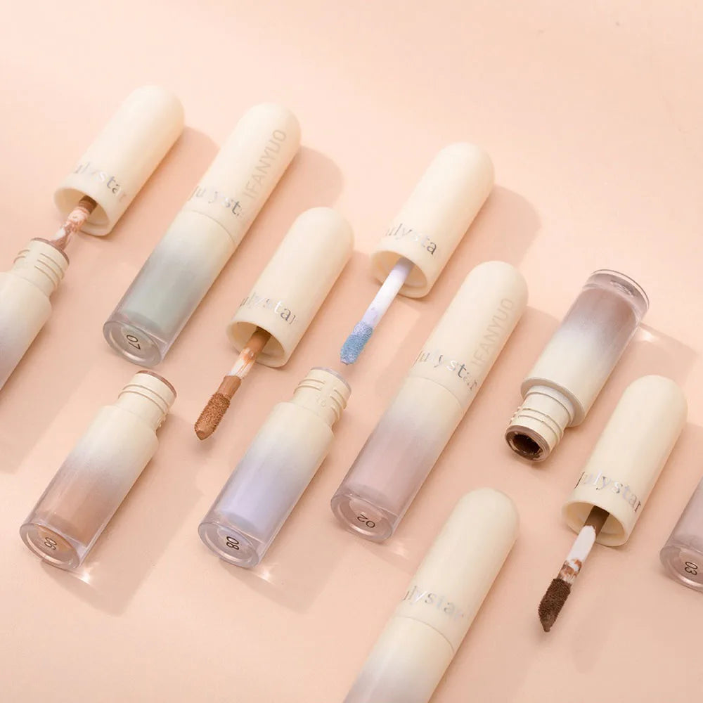 Waterproof Liquid Concealer Oil-control Lasting Cover Dark Circle Tattoo Acne Natural Full Coverage Lightweight Concealer Makeup