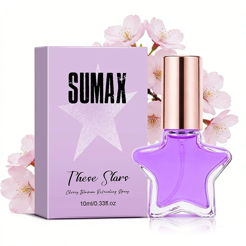 Star-shaped Deodorant Perfume,pocket Fresh Vanilla Rose Mint Perfume Unisex Romantic Charming Angel Eau De Toilette Spray Party